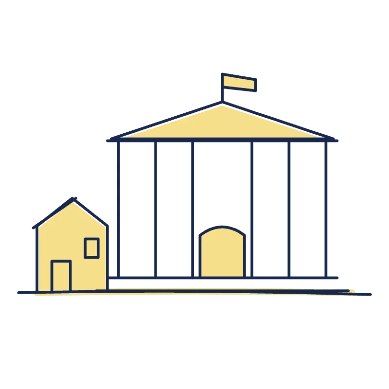 Pictogramme immobilier public et social