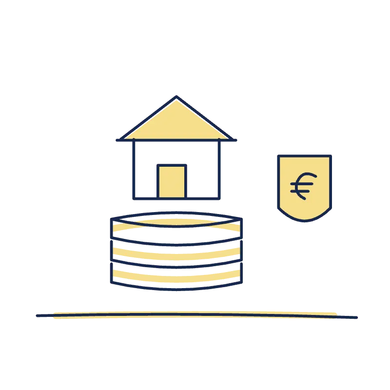 Pictogramme financement et sûretés