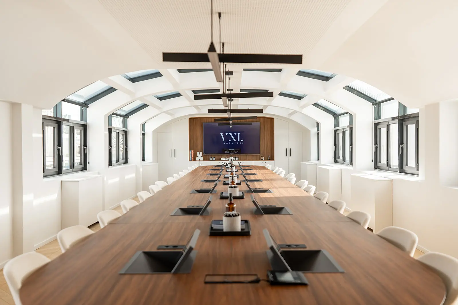 Salle de signature de l’étude VXL Notaires