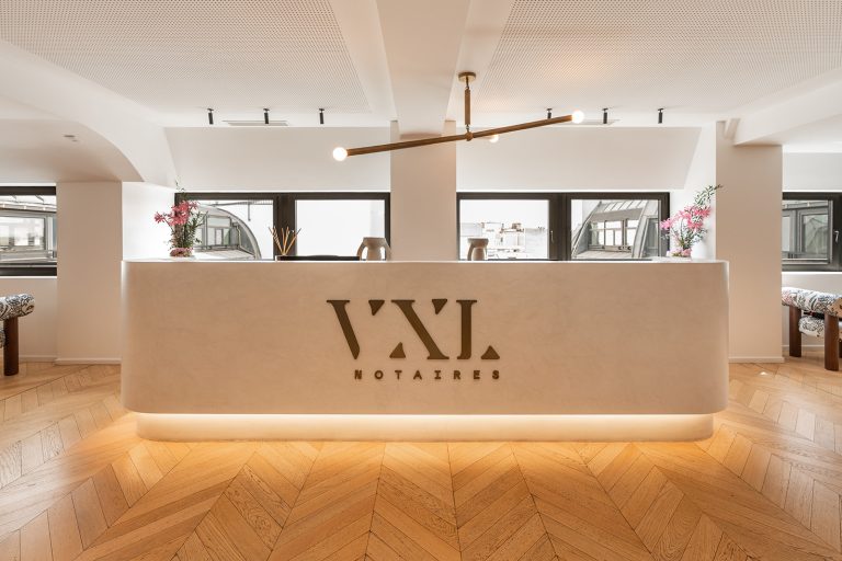 Accueil de l’étude VXL Notaires, 19 rue Cognacq-Jay à Paris 7e